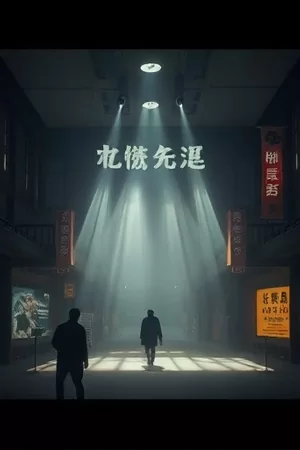 《第七号观测站》竖版海报：雪原上的观测塔与天线