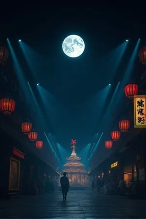 《风起南岸》竖版海报：集装箱码头的起重吊臂剪影